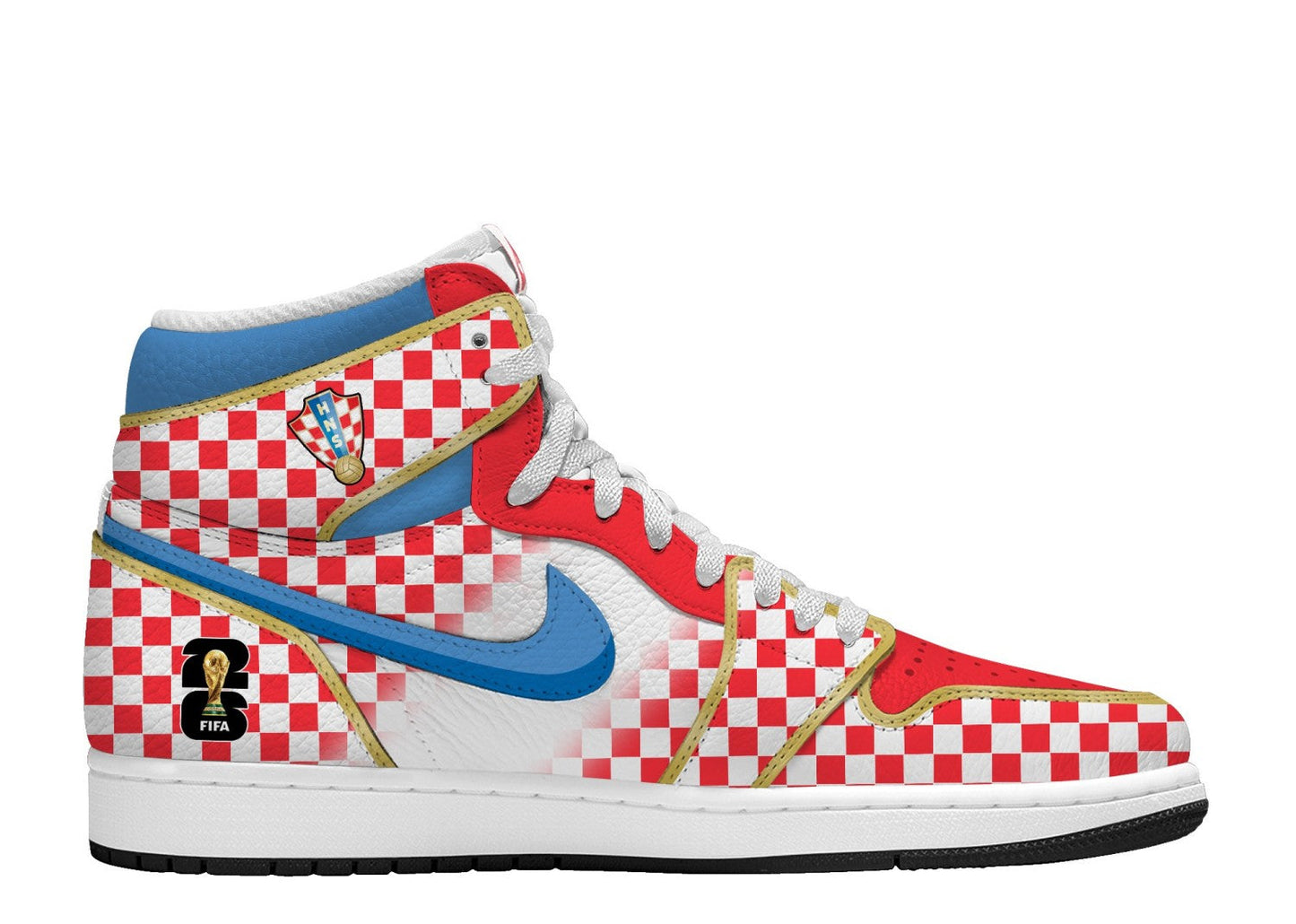 World Cup 2026 Croatia V.1 Custom TS High Sneakers