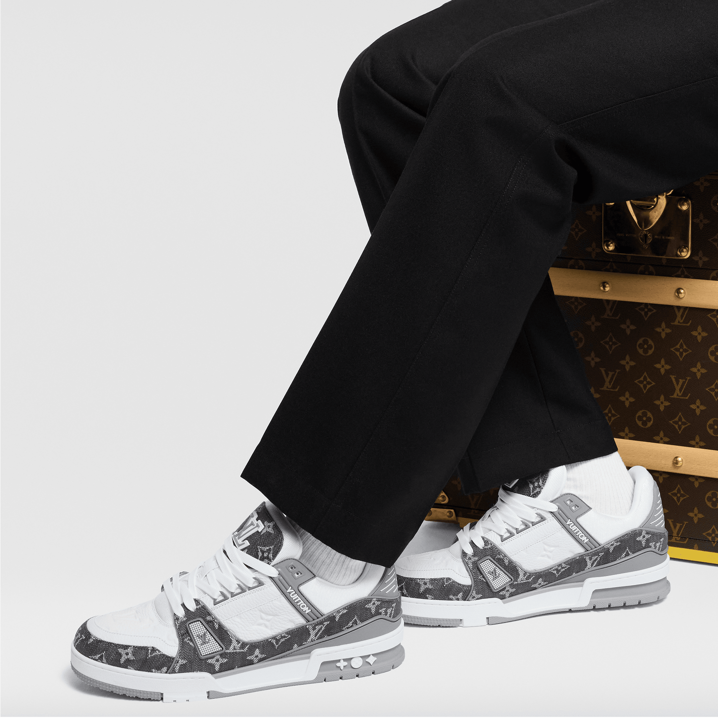 LV Trainer Sneaker Monogram Denim