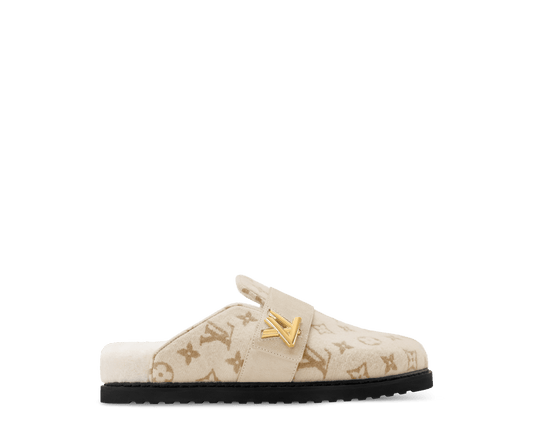 LV Cosy Flat Comfort Closed Mule Beige