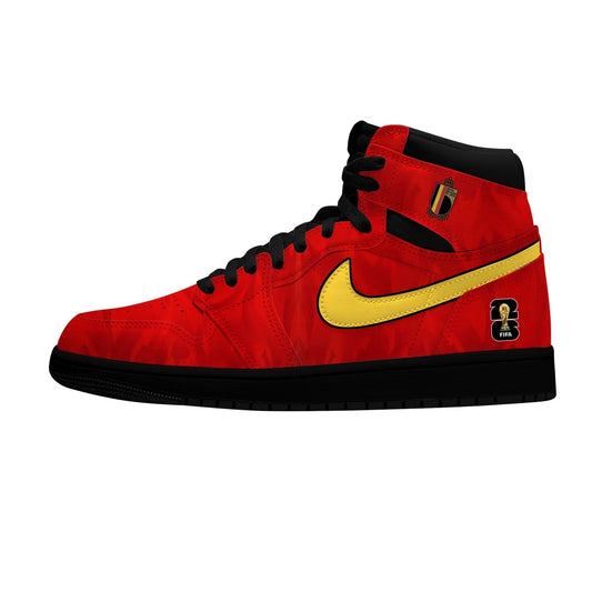 World Cup 2026 Belgium V.1 Custom High-Top Sneakers