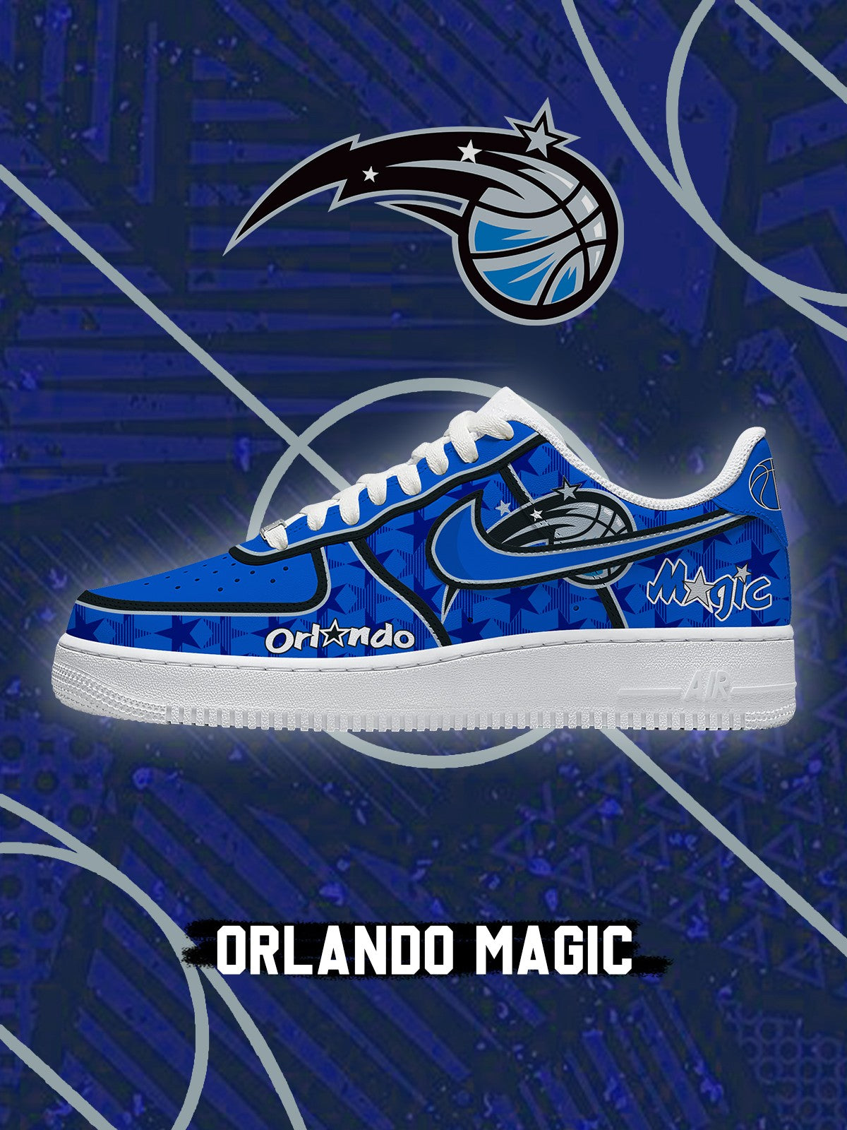 Orlando Basketball V.3 Custom Air-Style Sneakers