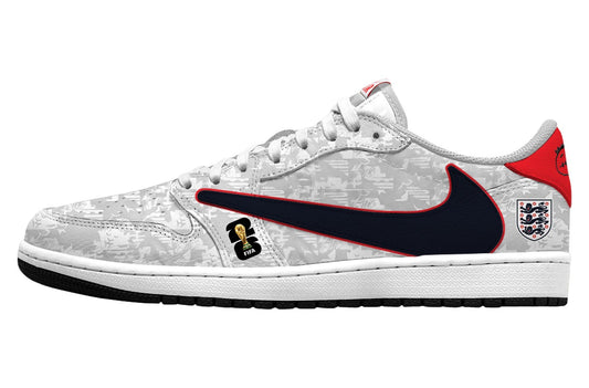 World Cup 2026 England V.1 Custom TS Low Sneakers