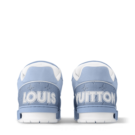 LV Trainer – Blue Monogram Flowers