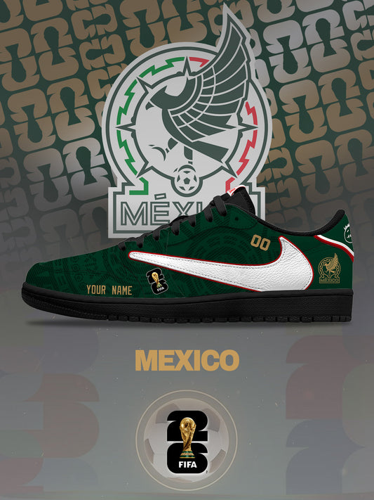 World Cup 2026 Mexico V.1 Custom TS Low Sneakers