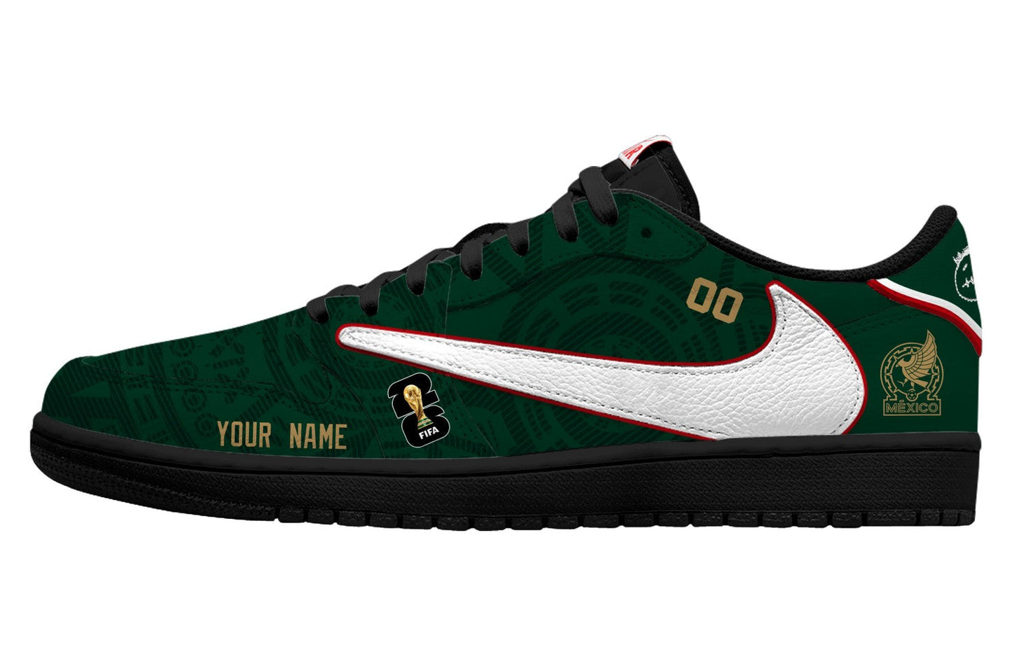 World Cup 2026 Mexico V.1 Custom TS Low Sneakers