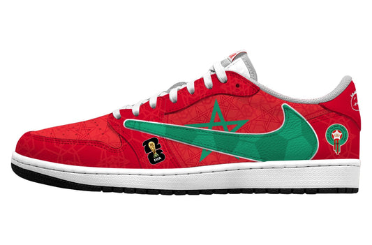 World Cup 2026 Morocco V.1 Custom TS Low Sneakers