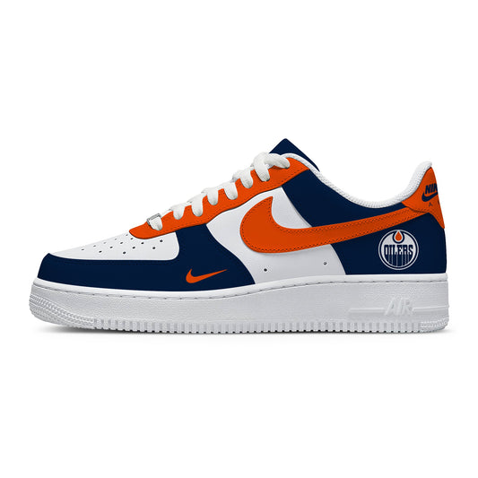 Edmonton Hockey V.1 Custom Air-Style Sneakers