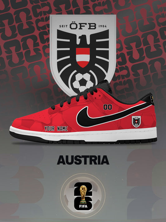 World Cup 2026 Austria V.1 Custom SB-Style Sneakers