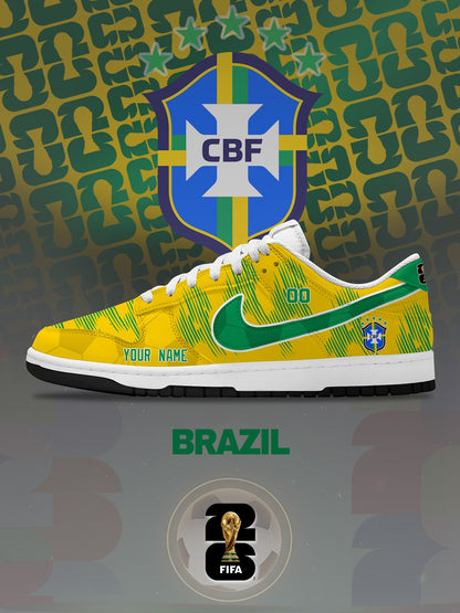 World Cup 2026 Brazil V.1 Custom SB-Style Sneakers