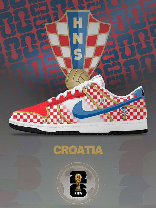 World Cup 2026 Croatia V.1 Custom SB-Style Sneakers