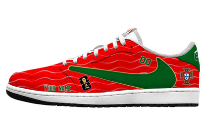 World Cup 2026 Portugal V.1 Custom TS Low Sneakers