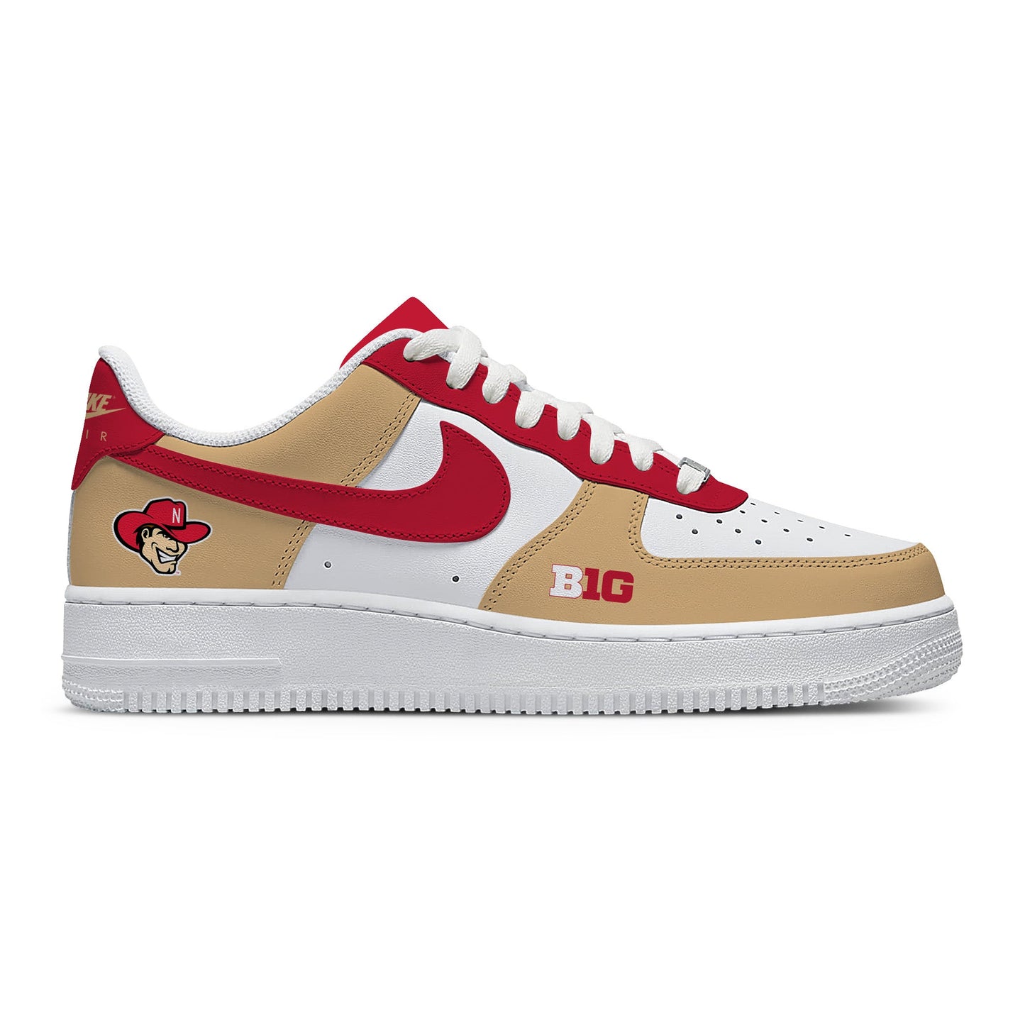 Nebraska College Custom Air-Style Sneakers