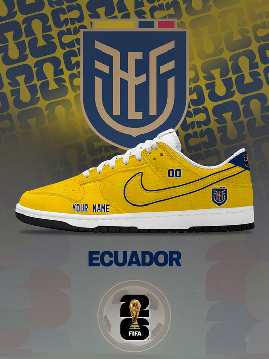 World Cup 2026 Ecuador V.1 Custom SB-Style Sneakers