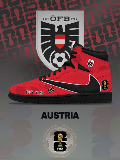 World Cup 2026 Austria V.1 Custom TS High Sneakers