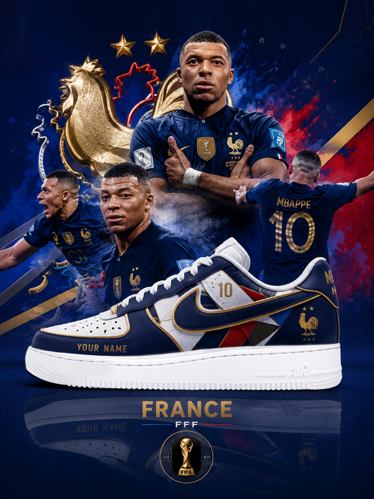 World Cup 2026 FRANCE AF1 Custom Sneakers