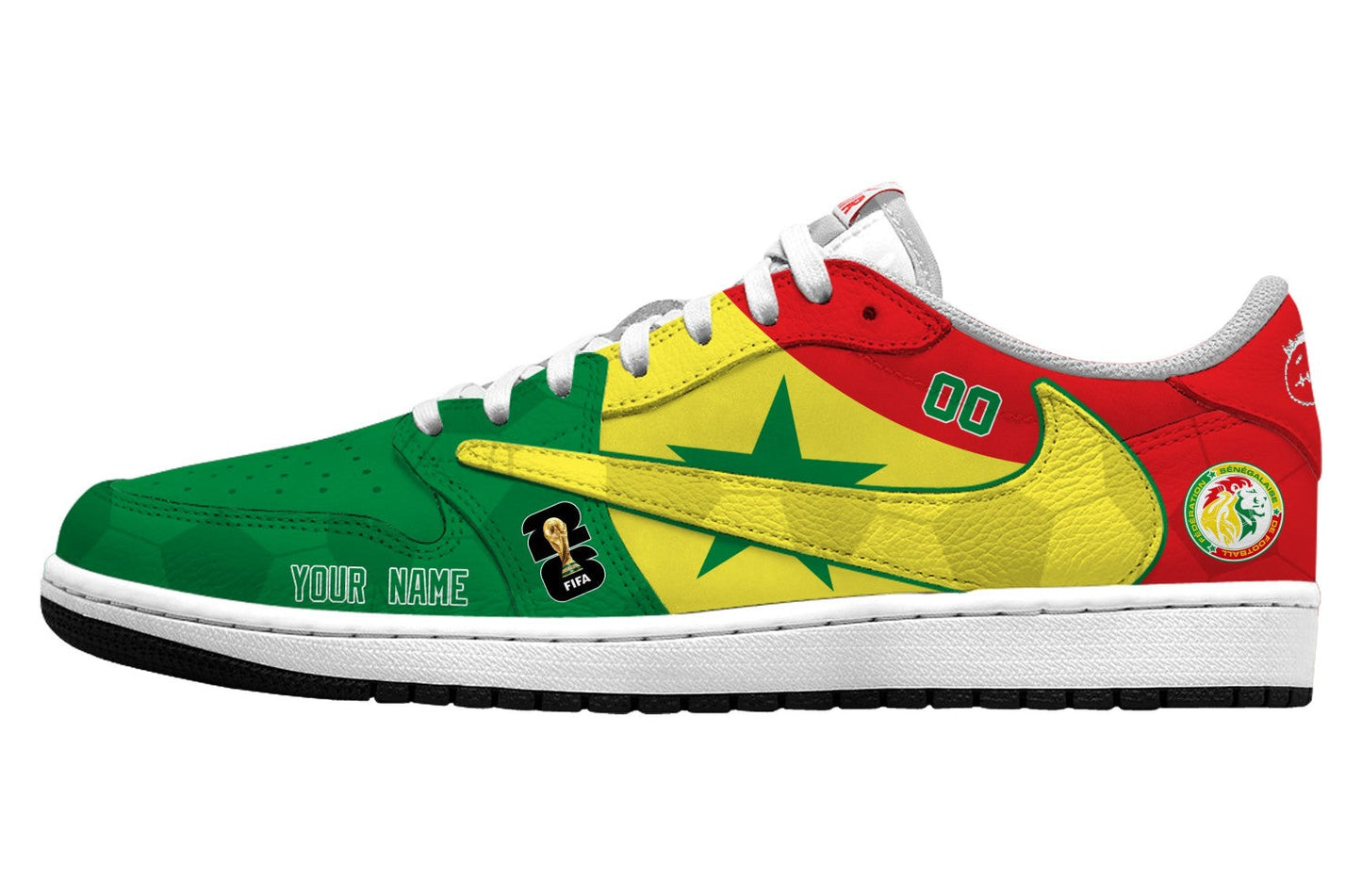 World Cup 2026 Senegal V.1 Custom TS Low Sneakers