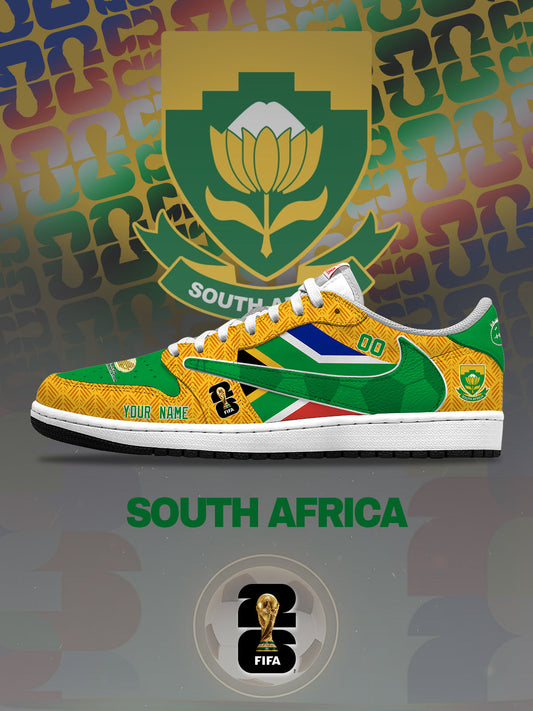 World Cup 2026 South Africa V.1 Custom TS Low Sneakers