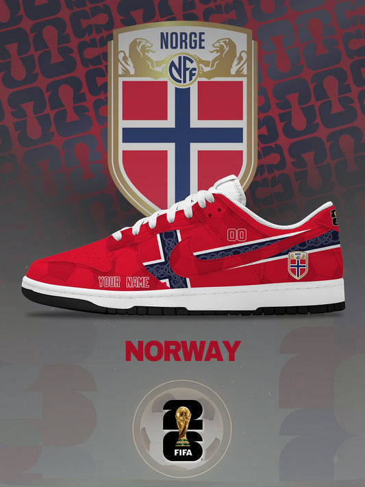 World Cup 2026 Norway V.1 Custom SB-Style Sneakers
