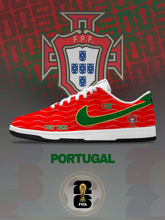 World Cup 2026 Portugal V.1 Custom SB-Style Sneakers