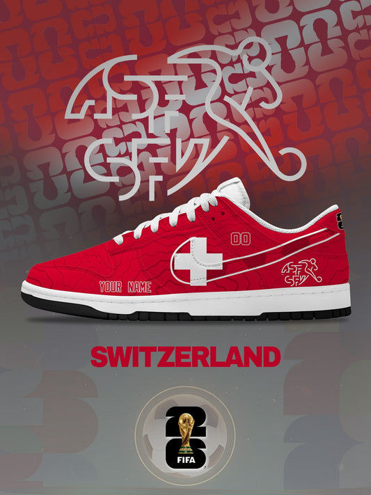 World Cup 2026 Switzerland V.1 Custom SB-Style Sneakers