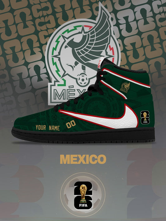 World Cup 2026 Mexico V.1 Custom TS High Sneakers