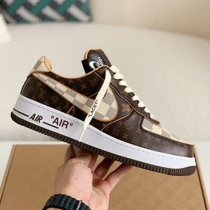 Louis Vuitton Nike Air Force 1 Monogram Brown