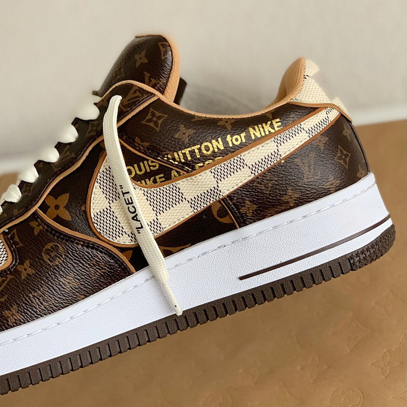 Louis Vuitton Nike Air Force 1 Monogram Brown