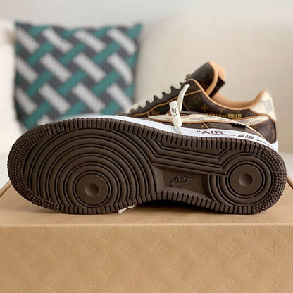 Louis Vuitton Nike Air Force 1 Monogram Brown
