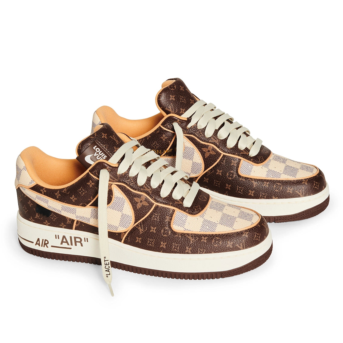Louis Vuitton Nike Air Force 1 Monogram Brown