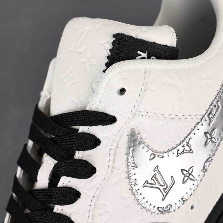 Louis Vuitton x Nike Air Force 1 Low White and Black
