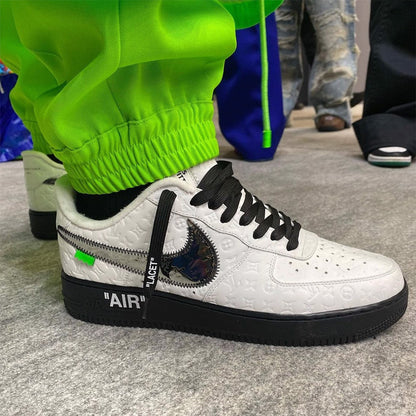 Louis Vuitton x Nike Air Force 1 Low White and Black