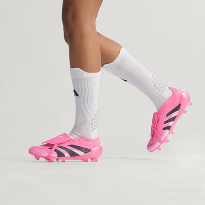 PREDATOR ELITE Fold-Over Tongue Firm Ground Football Boots Beckham Pink