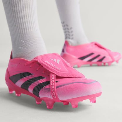 PREDATOR ELITE Fold-Over Tongue Firm Ground Football Boots Beckham Pink