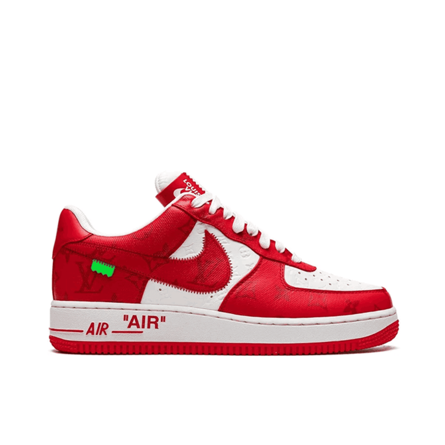 LV x Nike Air Force 1 Low ‘Virgil Abloh – White/Red