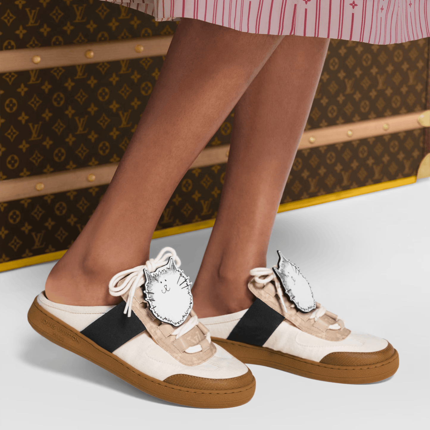 Lous Open Back Sneaker