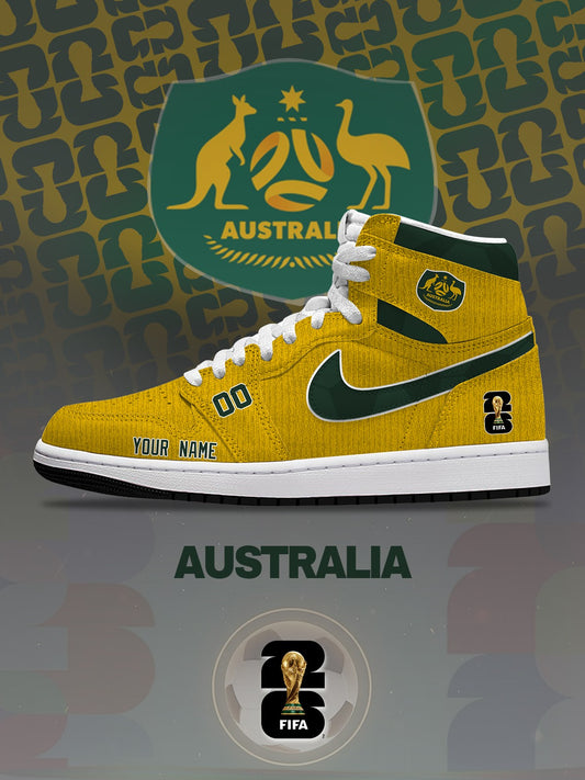World Cup 2026 Australia V.1 Custom High-Top Sneakers