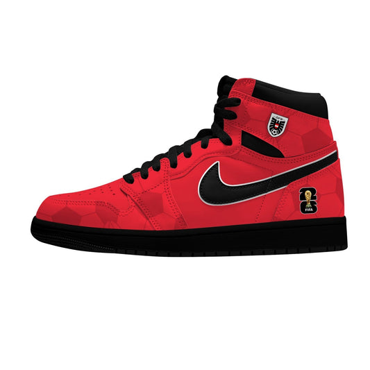 World Cup 2026 Austria V.1 Custom High-Top Sneakers