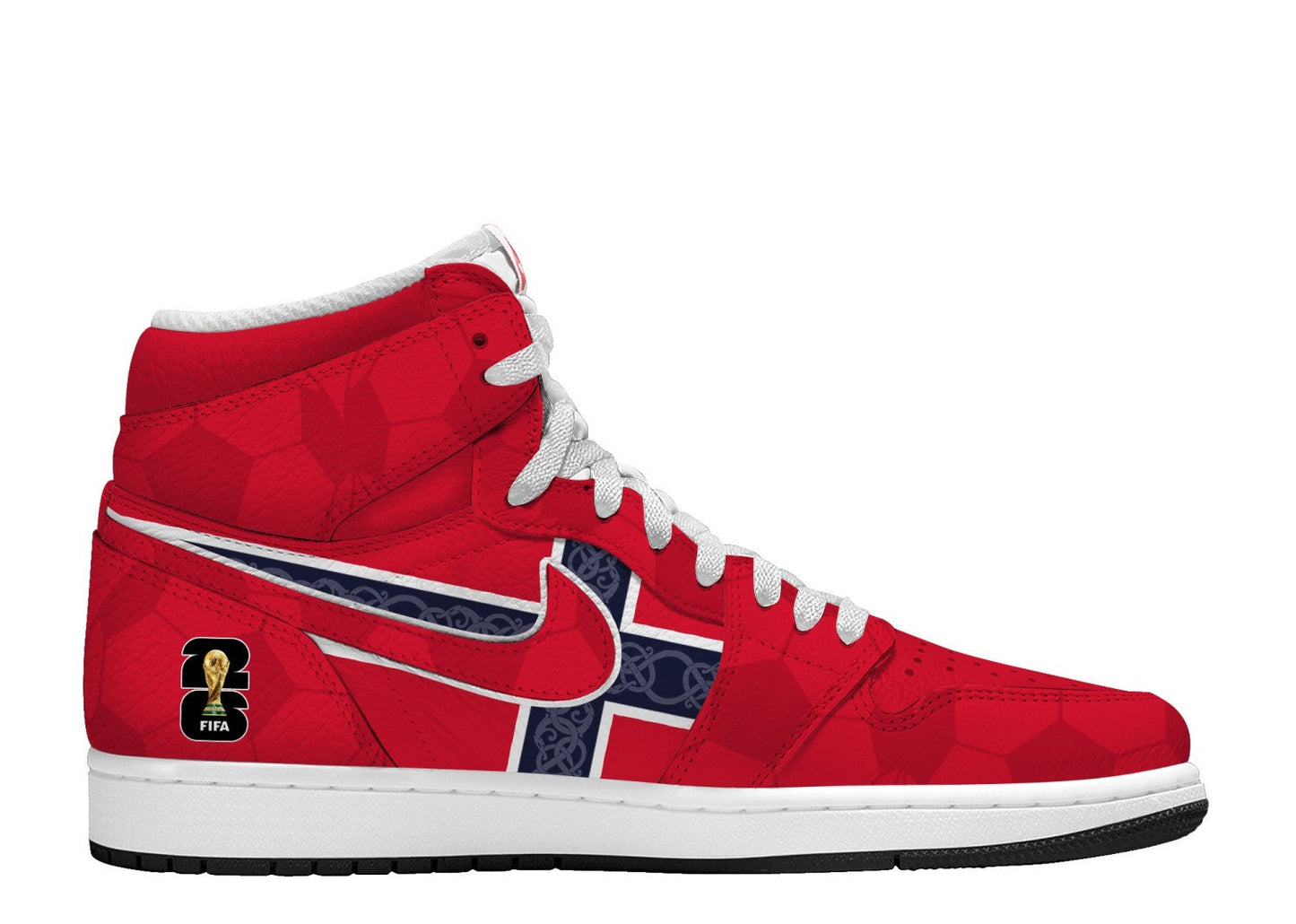 World Cup 2026 Norway V.1 Custom TS High Sneakers