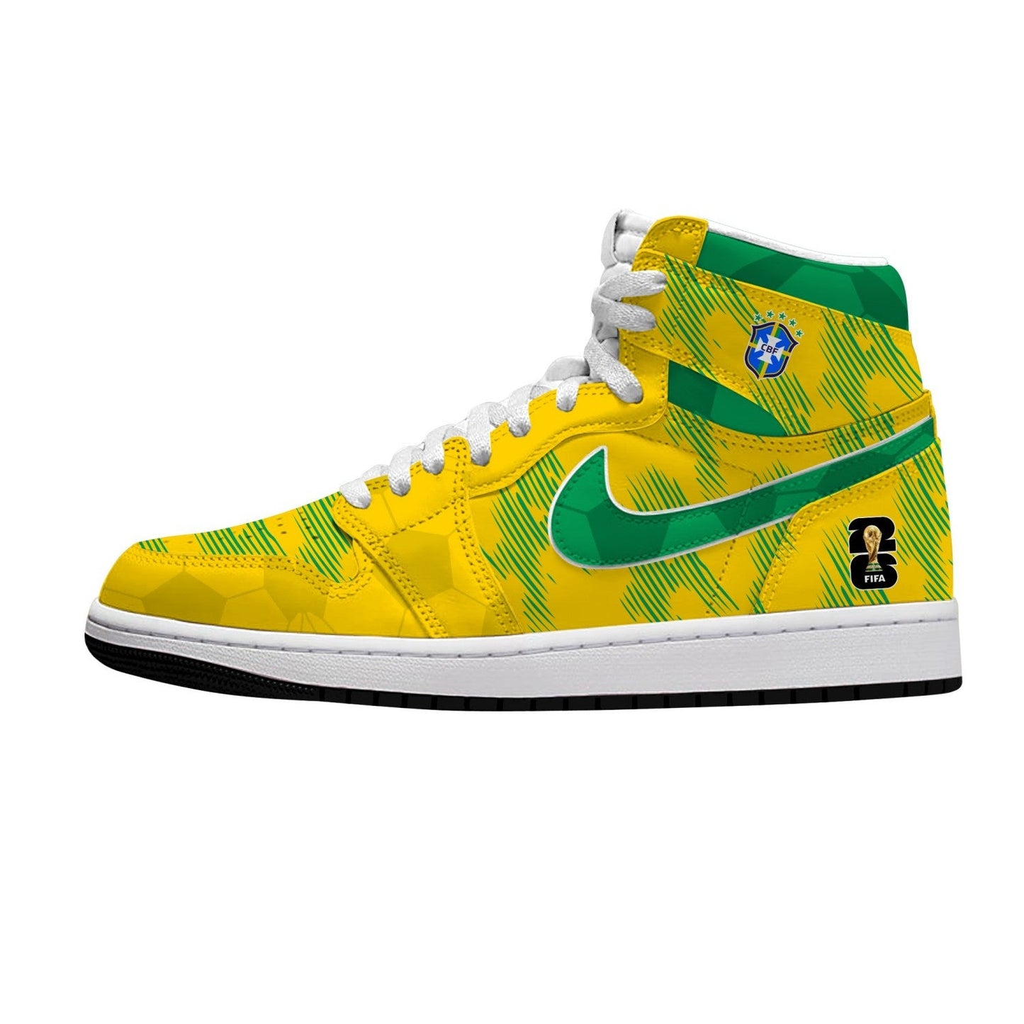 World Cup 2026 Brazil V.1 Custom High-Top Sneakers
