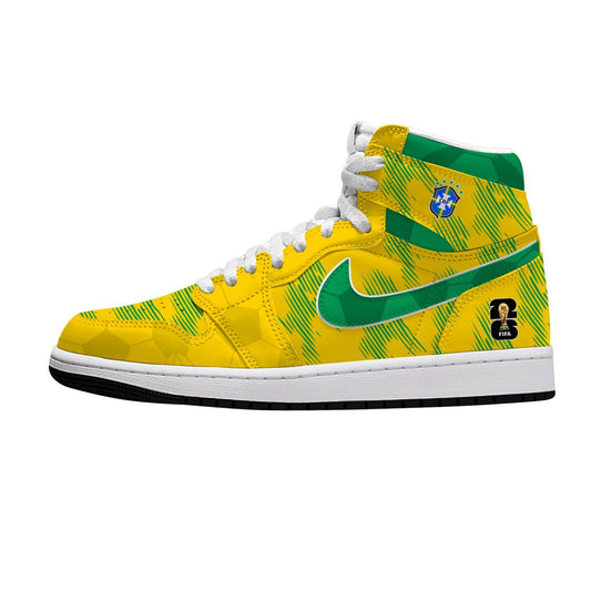 World Cup 2026 Brazil V.1 Custom High-Top Sneakers