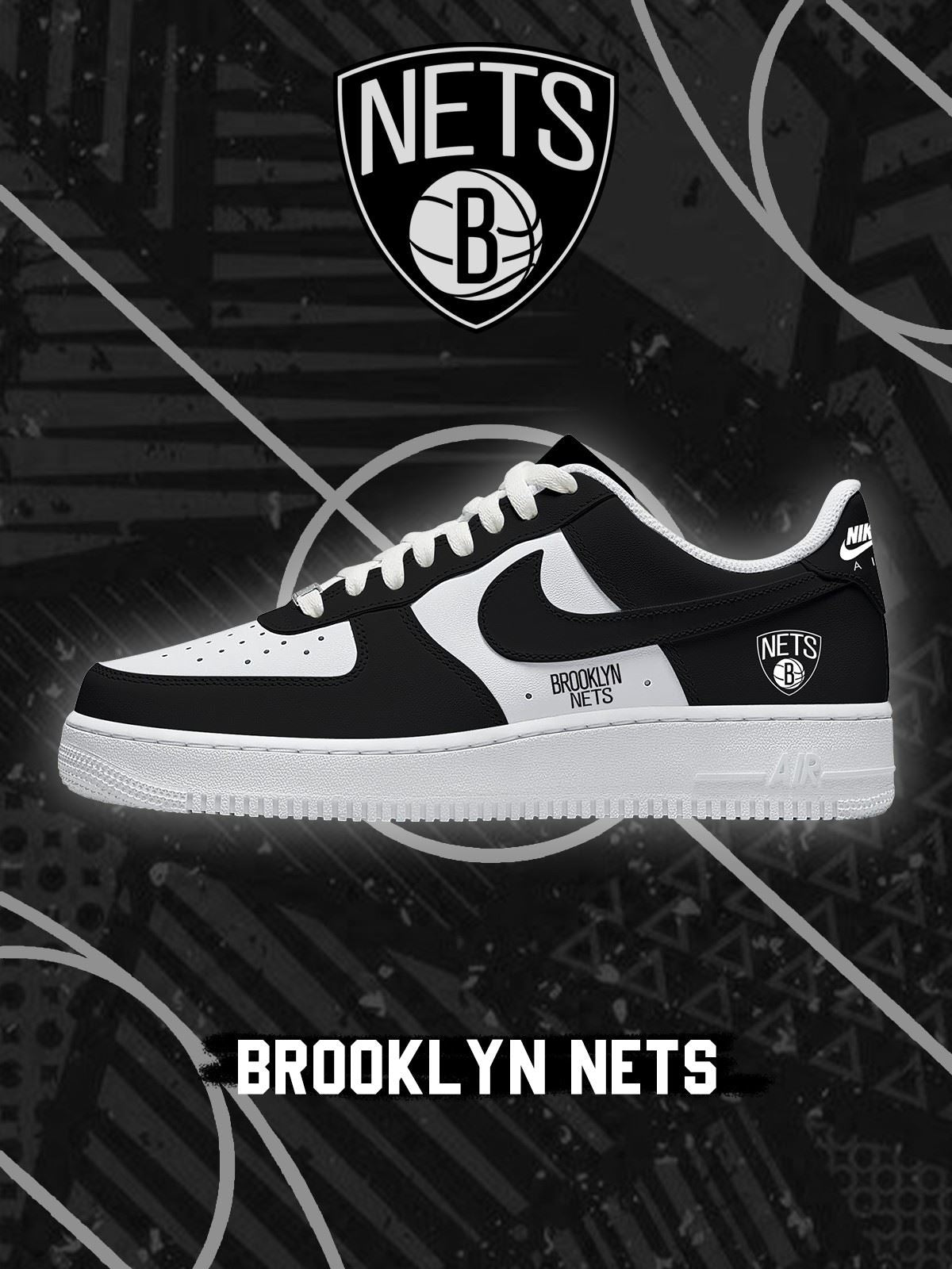 Brooklyn Basketball Custom Air-Style Sneakers