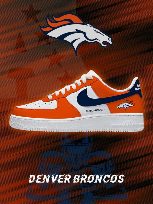 Denver Football Custom Air-Style Sneakers