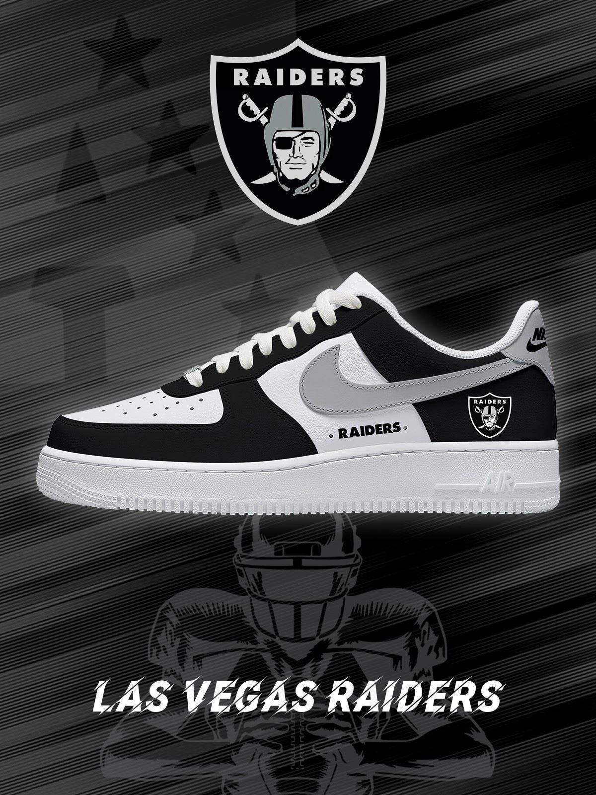 Las Vegas Football Custom Air-Style Sneakers
