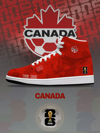World Cup 2026 Canada V.1 Custom High-Top Sneakers
