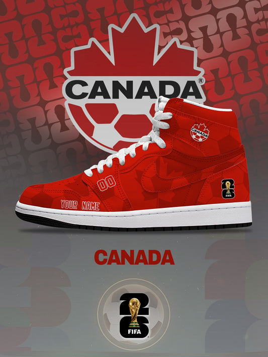 World Cup 2026 Canada V.1 Custom High-Top Sneakers