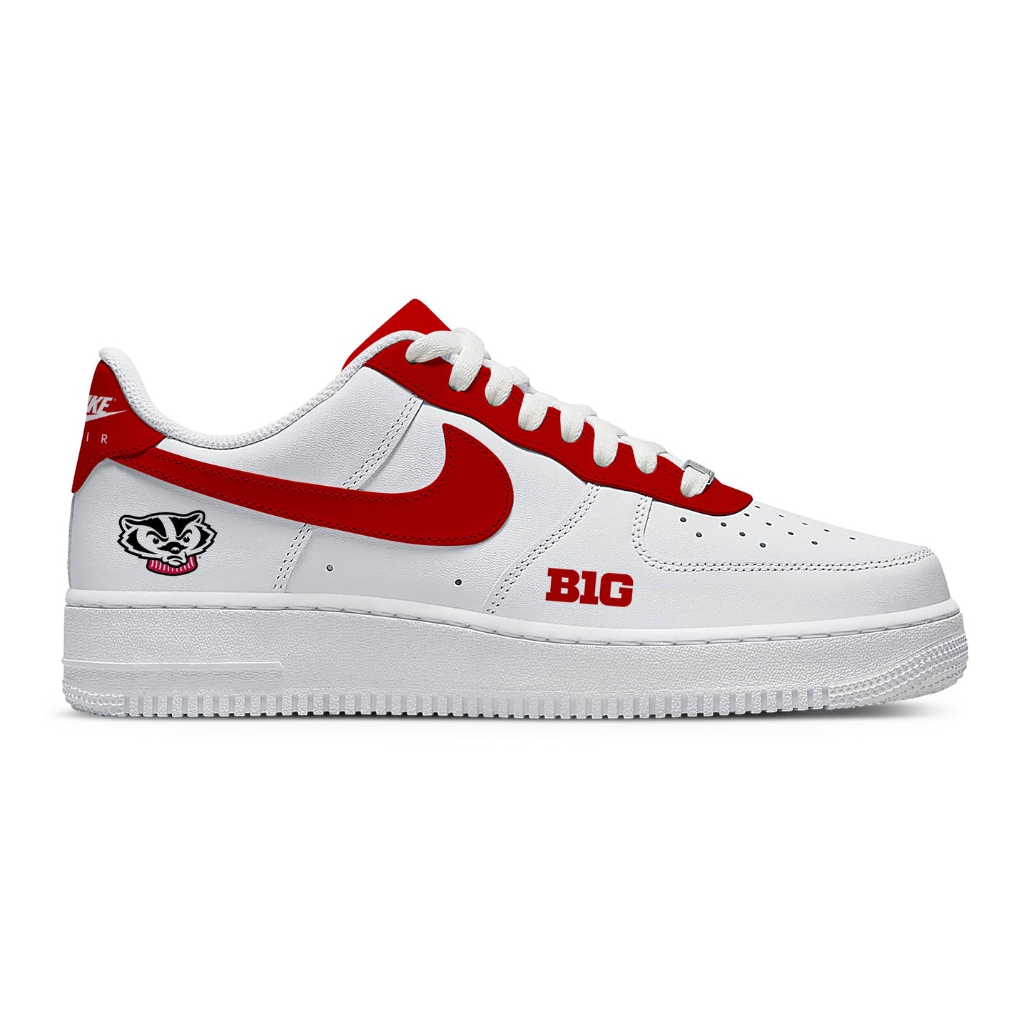 Wisconsin College Custom Air-Style Sneakers