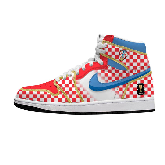World Cup 2026 Croatia V.1 Custom High-Top Sneakers