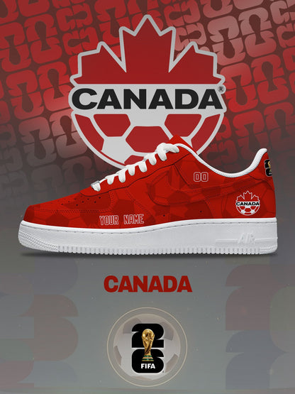 World Cup 2026 Canada V.1 Custom Air-Style Sneakers