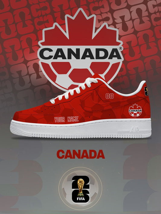 World Cup 2026 Canada V.1 Custom Air-Style Sneakers