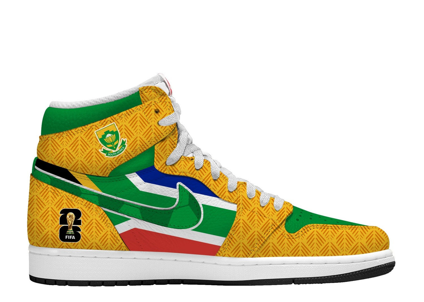 World Cup 2026 South Africa V.1 Custom TS High Sneakers